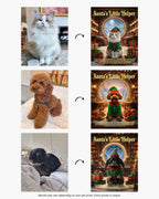 Santa's Little Helper Pet Movie Poster | Custom Christmas Gift