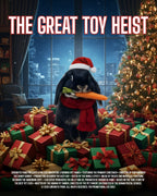 The Great Toy Heist Pet Movie Poster | Custom Christmas Gift