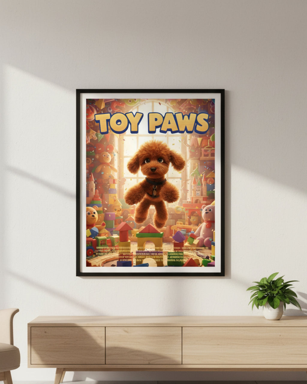 Toy Paws | Custom Pet Movie Poster